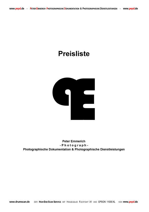 Preisliste + AGB